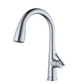 Kentland Single Hole Single Handle Pull-Down Sprayer Kitchen Faucet In Stainless Steel