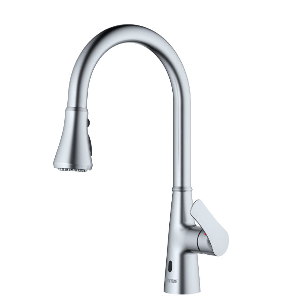 Kadoma Single Hole Single Handle Pull-Down Sprayer Sensor Kitchen Faucet In Stainless Steel