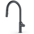 Lagrange Single Hole Single Handle Pull-Down Sprayer Kitchen Faucet In Gunmetal Grey