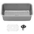 Profile 30" Undermount 16 Gauge Single Bowl Stainless Steel Kitchen Sink with Accessories