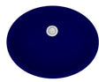 19" Seamless Undermount Quartz Composite Bathroom Sink In Blue