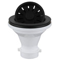 3-1/2" Basket Strainer In Black