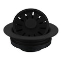 3-1/2" Decorative Disposal Flange In Black