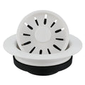 3-1/2" Decorative Disposal Flange In White