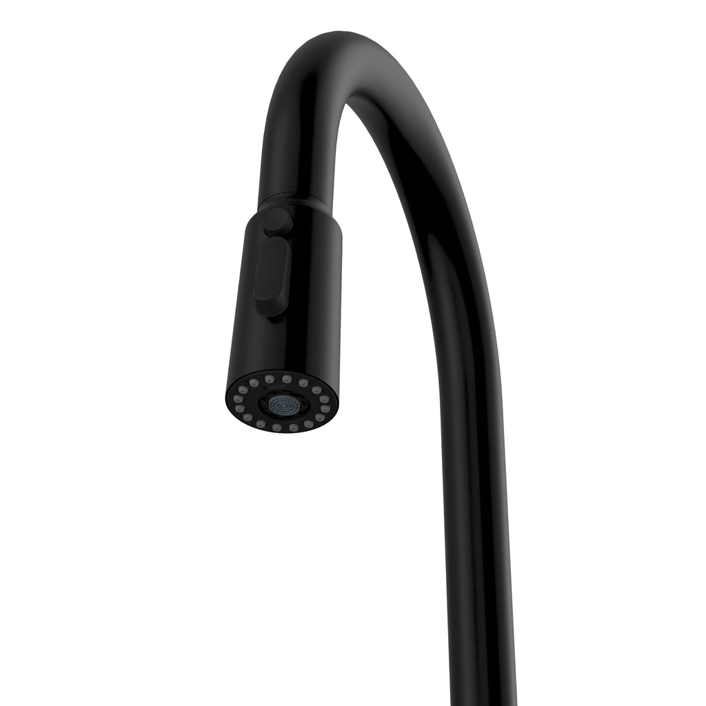 Elmsworth Pull-Down Sprayer Kitchen Faucet In Matte Black