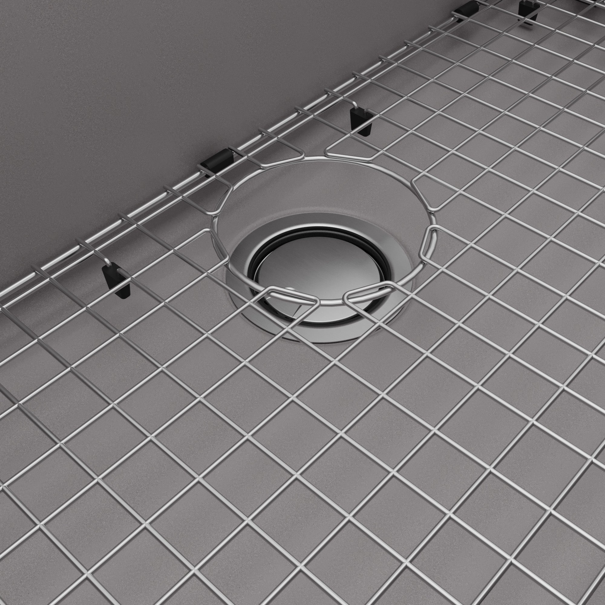 32" Undermount Large Single Bowl Quartz Composite Workstation Kitchen Sink In Grey