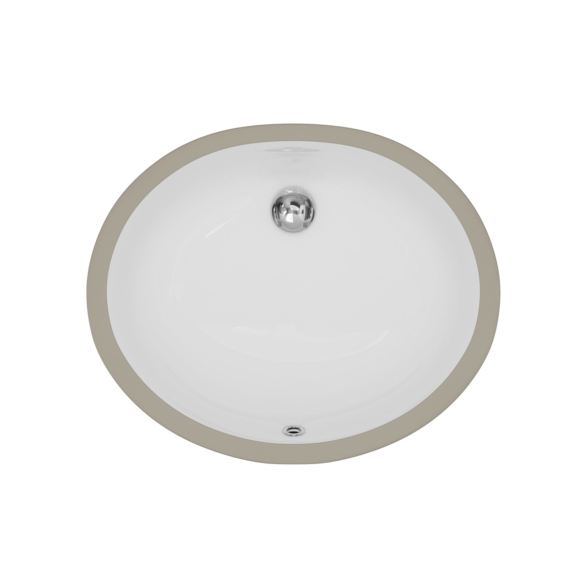Valera 19" Oval Undermount Vitreous China Bathroom Sink In White