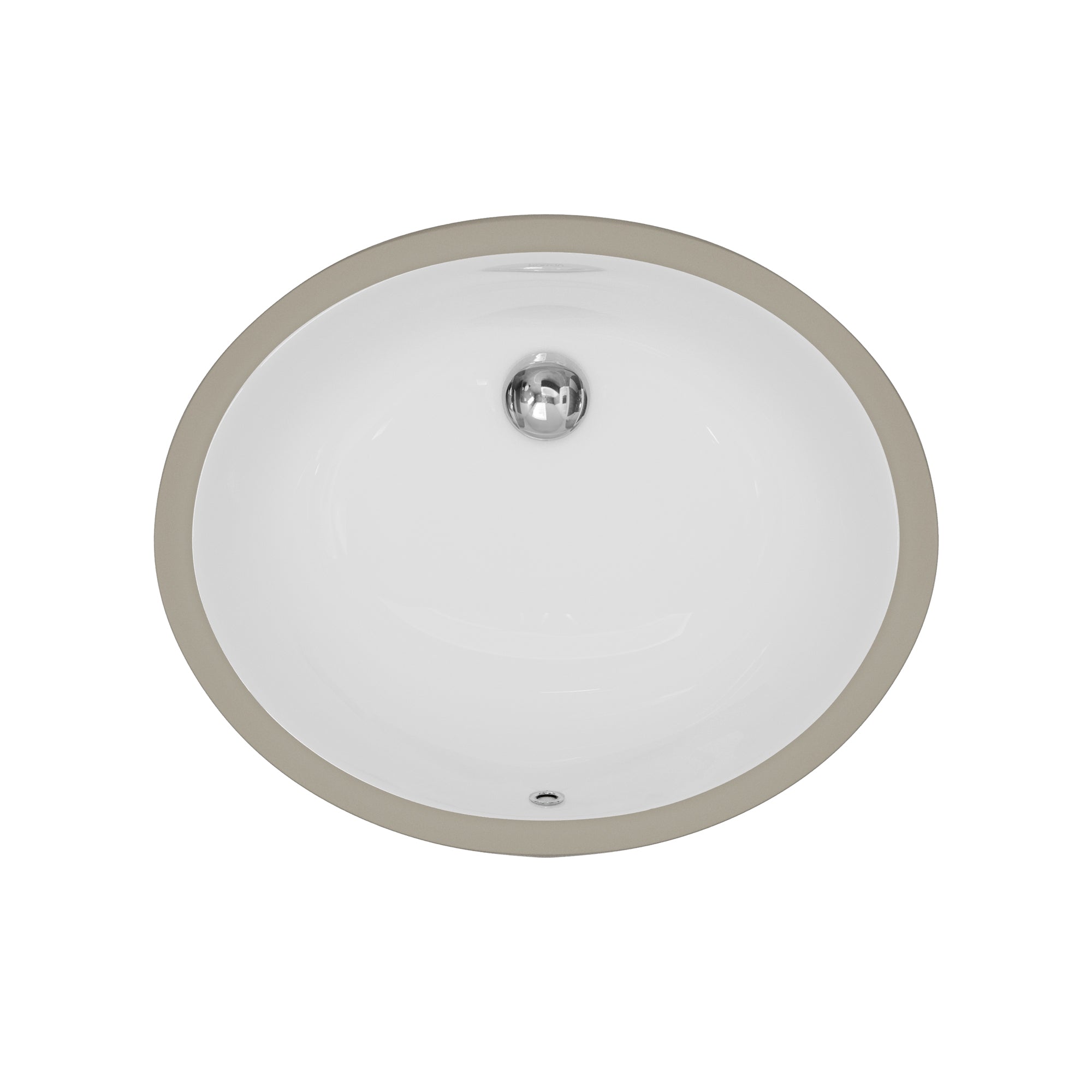 Valera 18" Oval Undermount Vitreous China Bathroom Sink In White