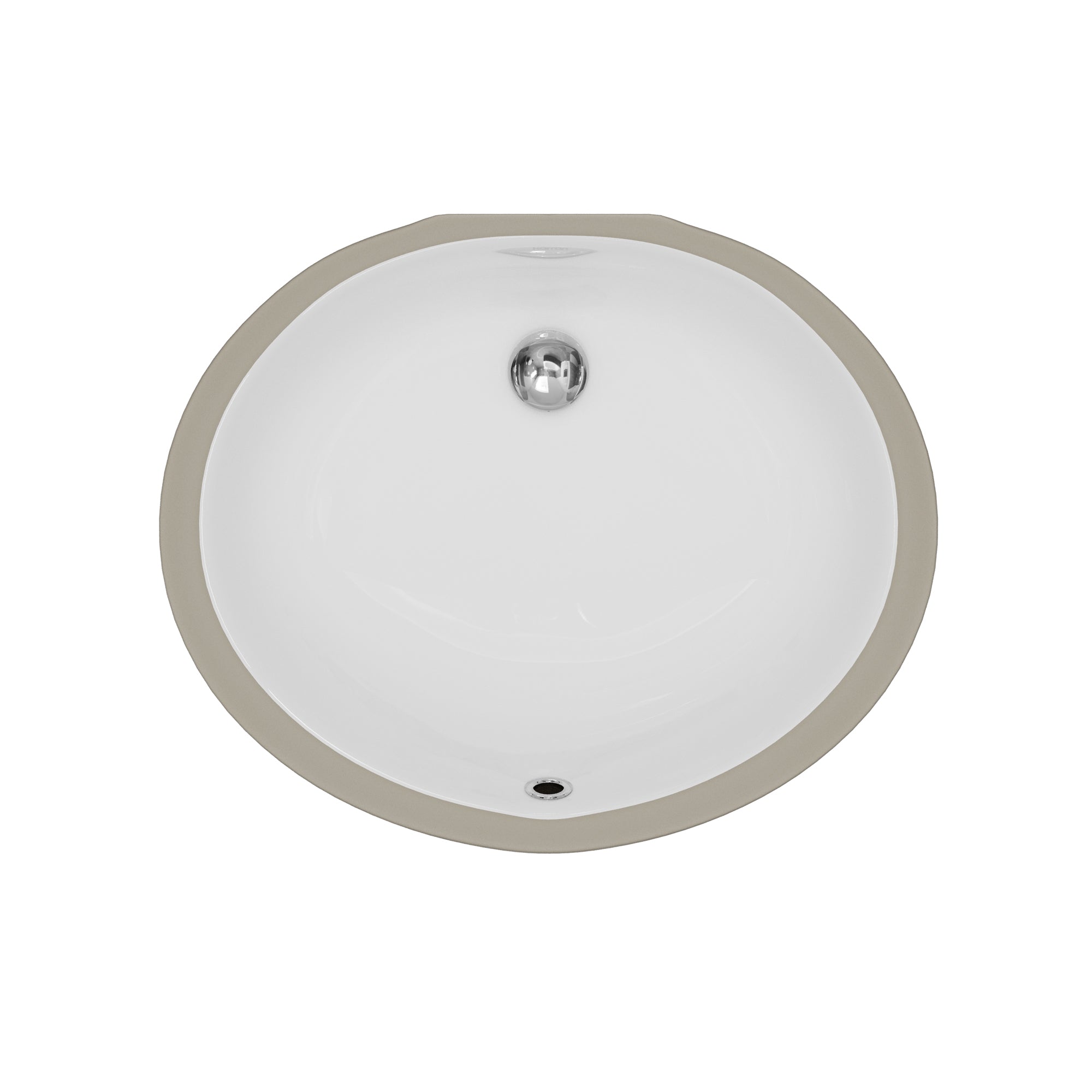 Valera 19" Oval Undermount Vitreous China Bathroom Sink In White