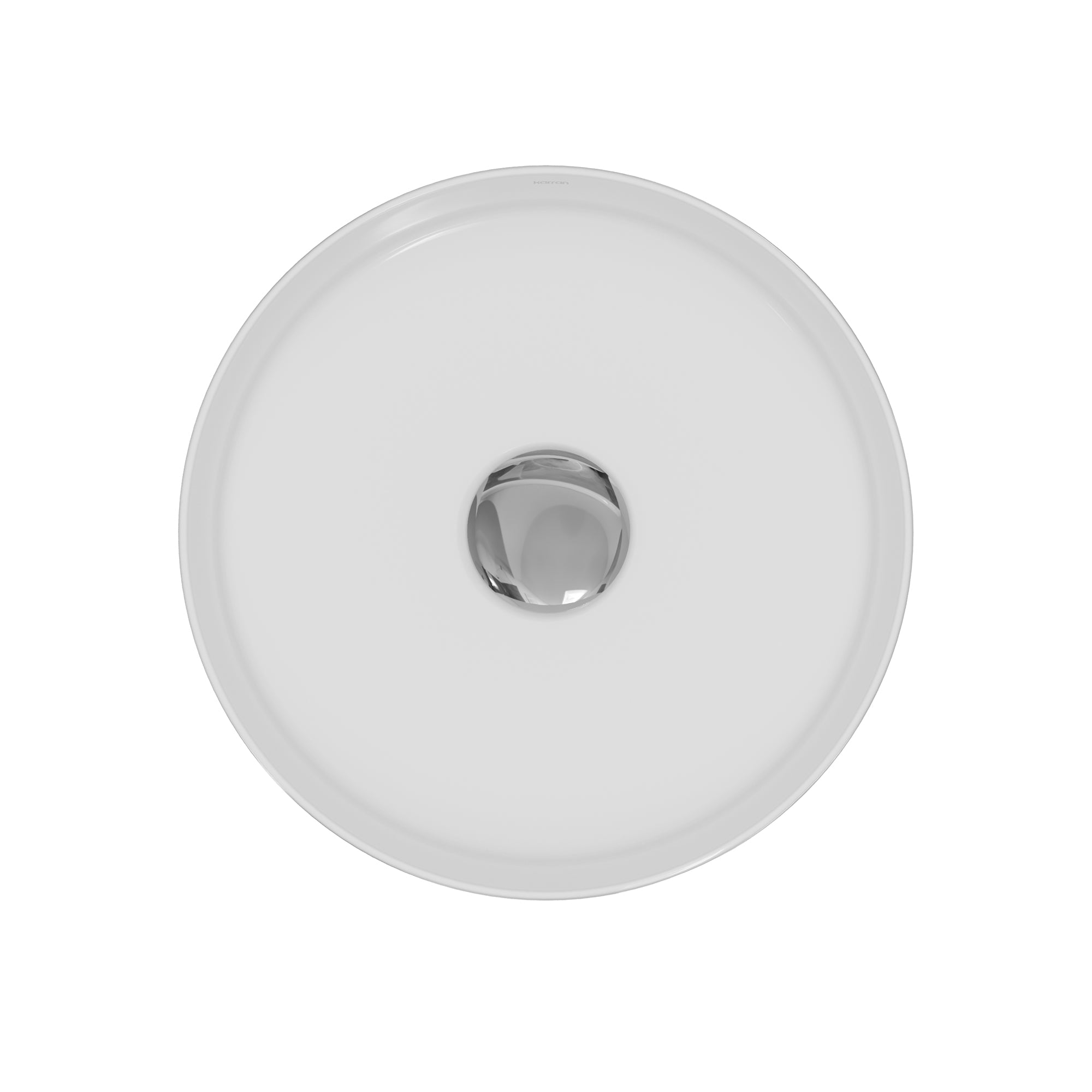 14" Vessel Vitreous China Bathroom Sink In White