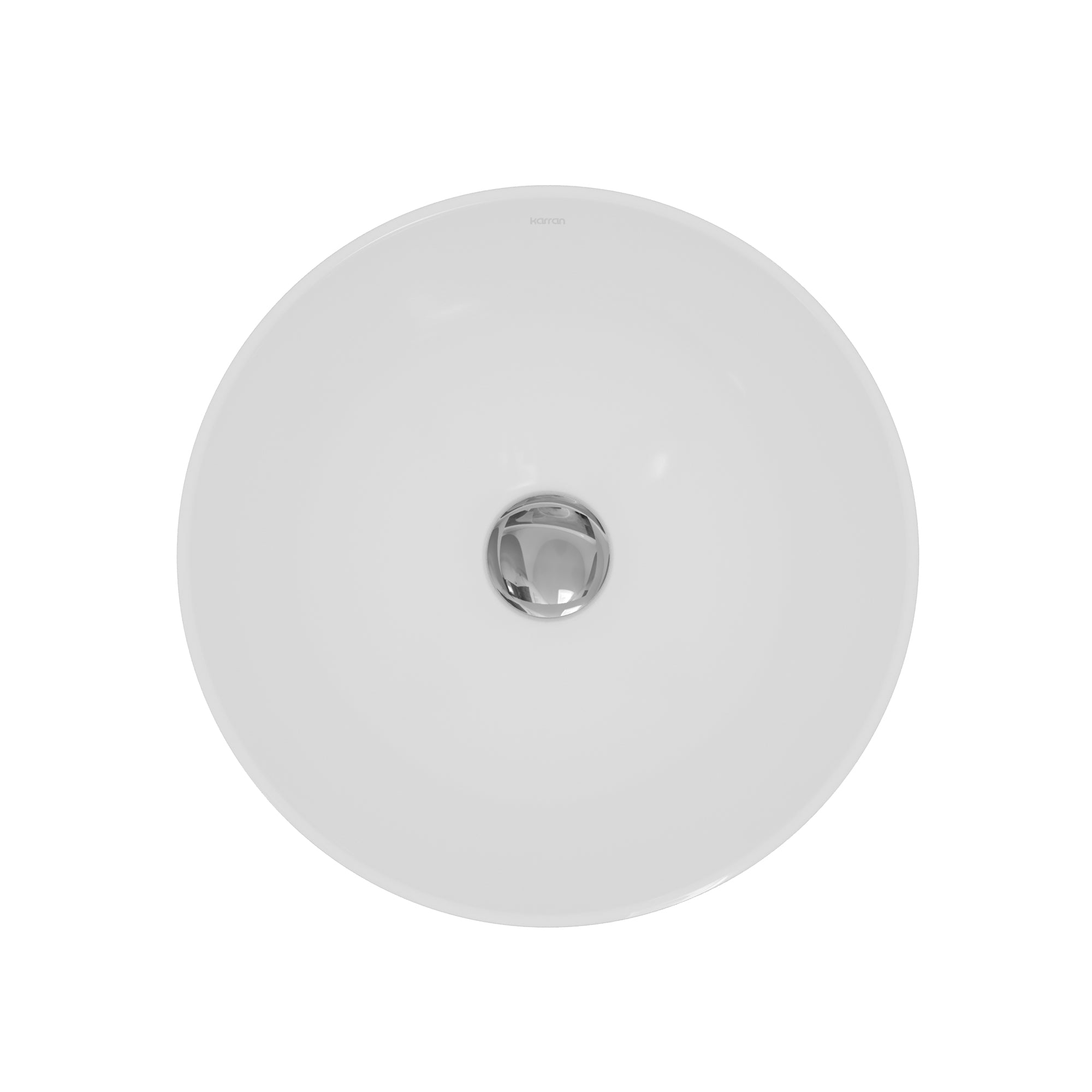 16" Vessel Vitreous China Bathroom Sink In White