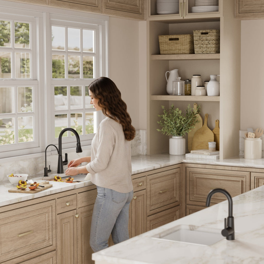32" Undermount Large Single Bowl Quartz Composite Workstation Kitchen Sink In White