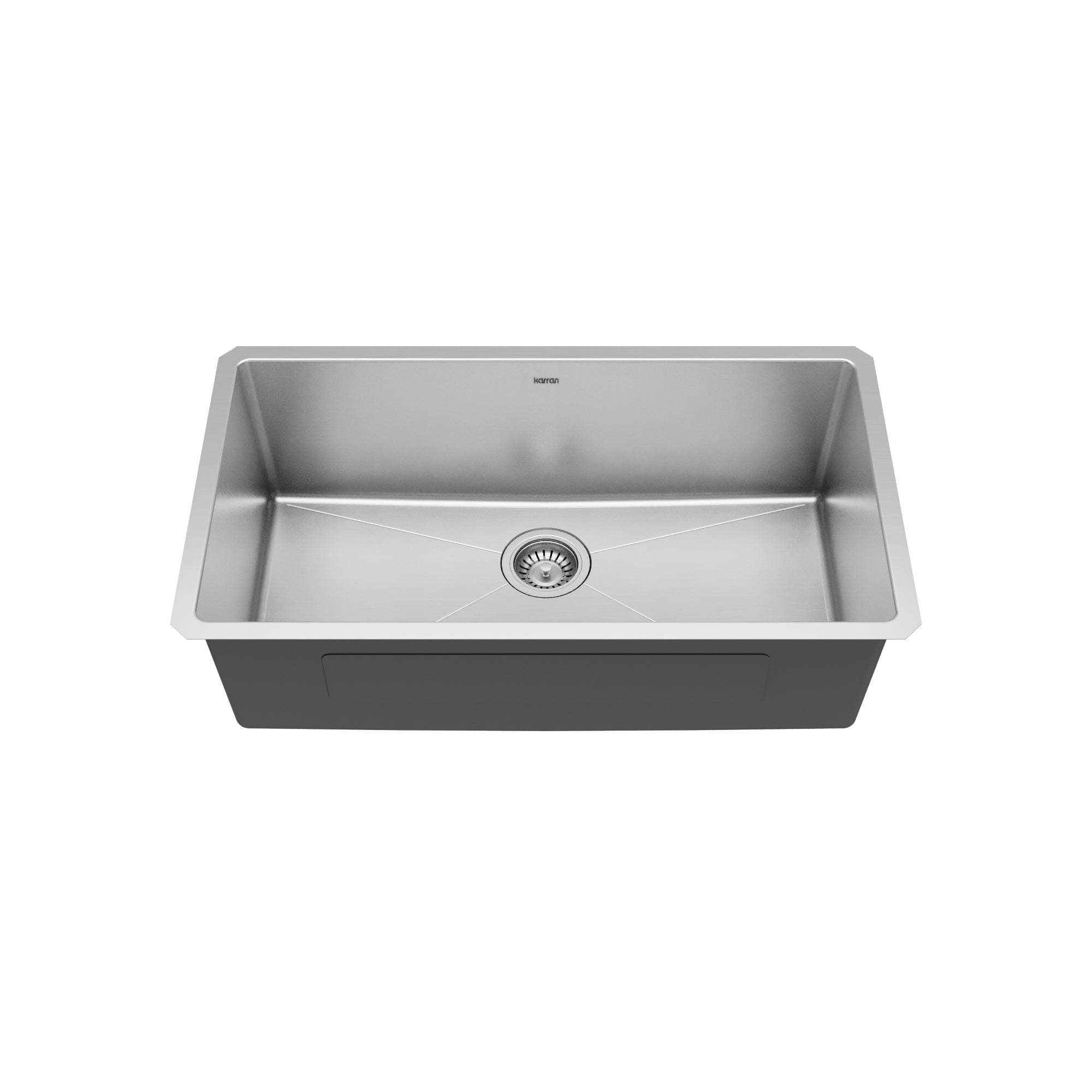Elite 32" Undermount 16 Gauge Single Bowl Stainless Steel Sink with Accessories