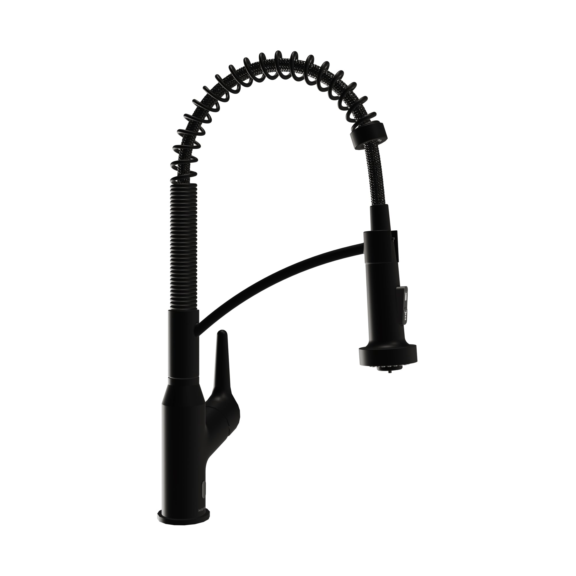 Scottsdale Single Handle Pull-Down Sprayer Touchless Kitchen Faucet In Matte Black