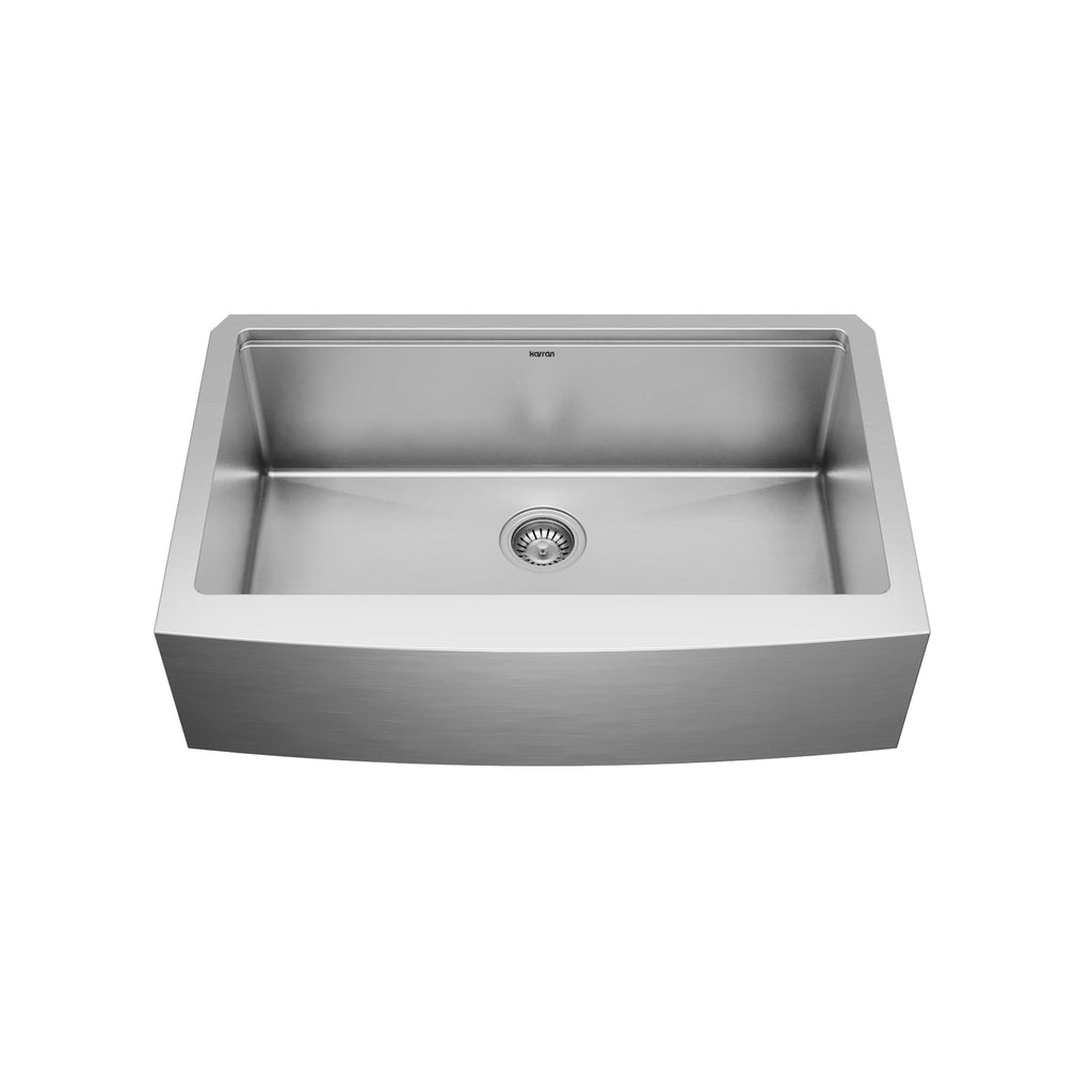 33" Farmhouse Large Single Bowl Stainless Steel Workstation Kitchen Sink