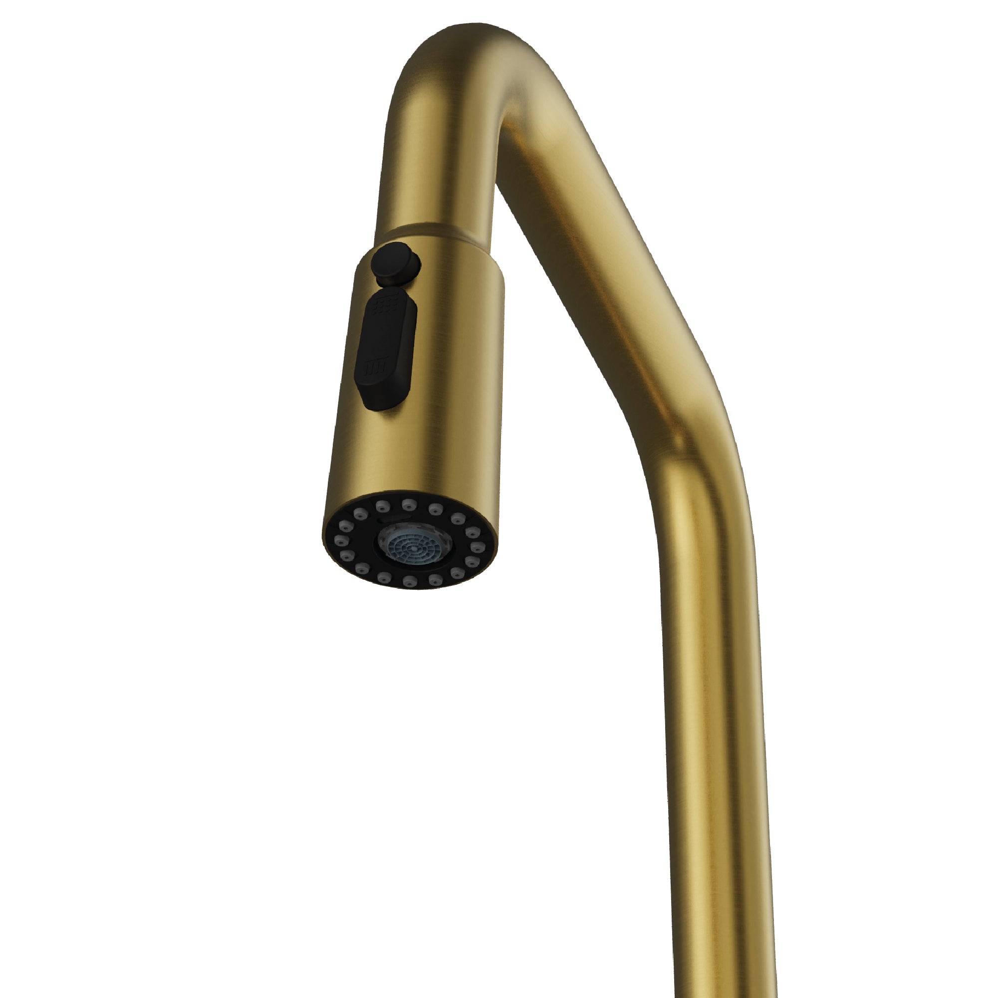 Stalbridge Single Handle Pull-Down Sprayer Kitchen Faucet In Spot-Free Brushed Gold