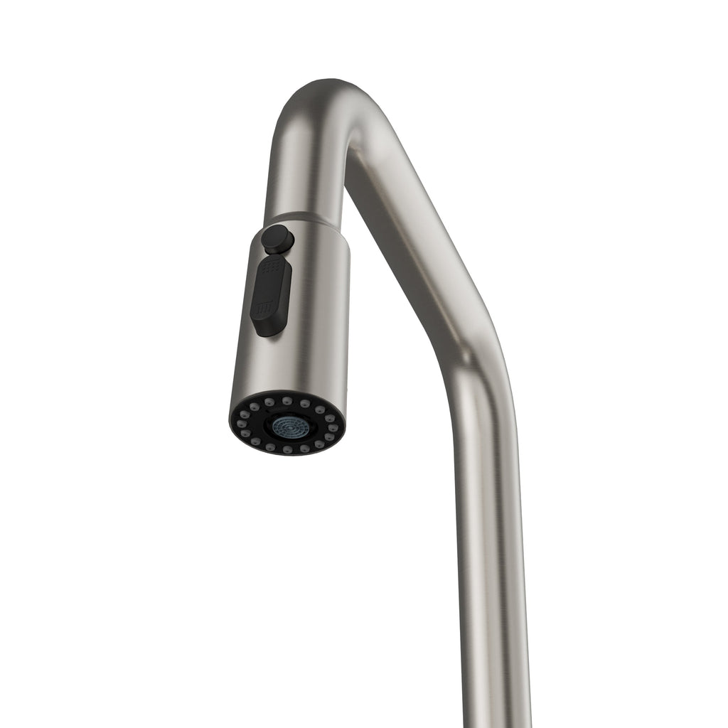Stalbridge Single Handle Pull-Down Sprayer Kitchen Faucet In Spot-Free Stainless Steel