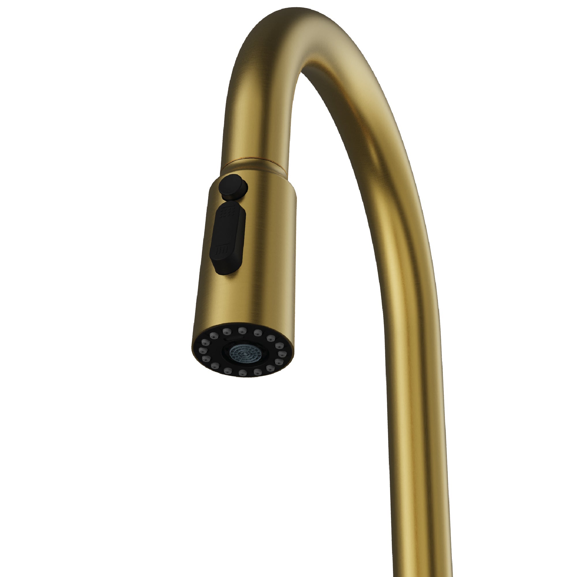 Stalbridge Single Handle Pull-Down Sprayer Kitchen Faucet In Spot-Free Brushed Gold