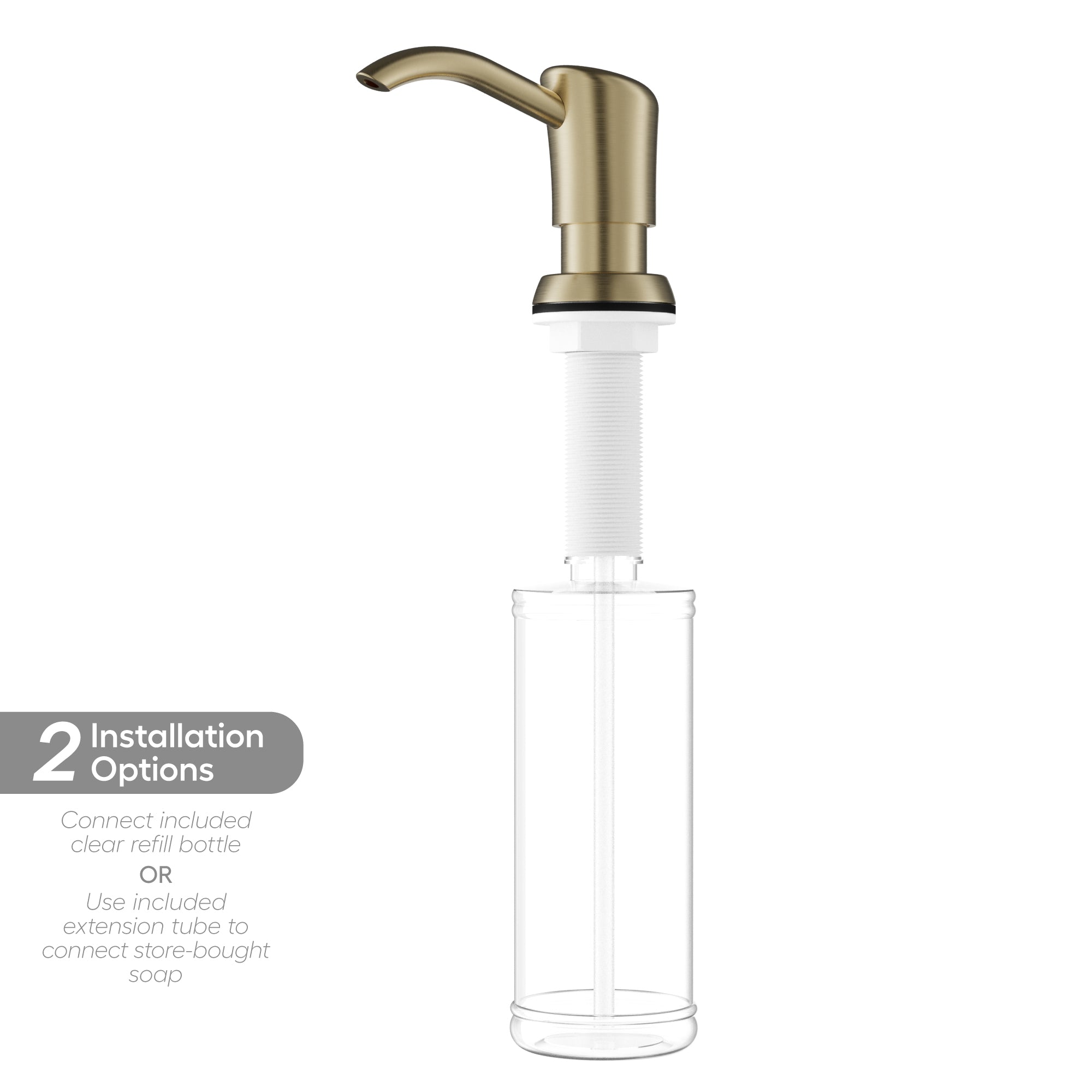 Karran SD45 Soap Dispenser In Spot-Free Champagne Bronze