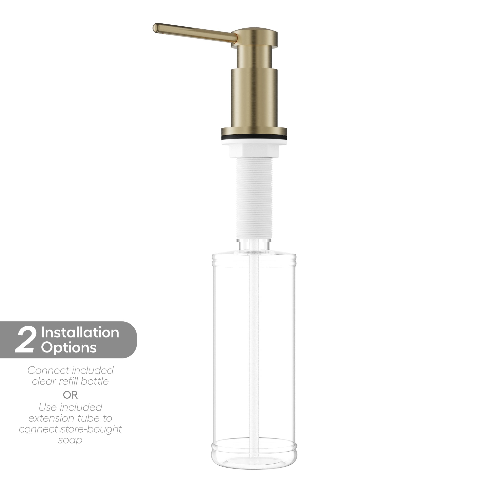 Karran SD55 Soap Dispenser In Spot-Free Champagne Bronze