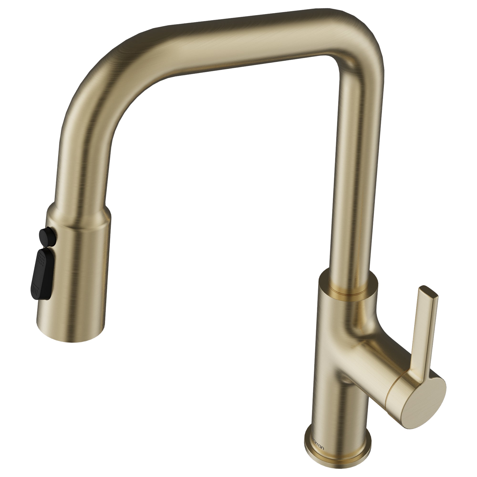 Stalbridge Single Handle Pull-Down Sprayer Kitchen Faucet In Spot-Free Champagne Bronze
