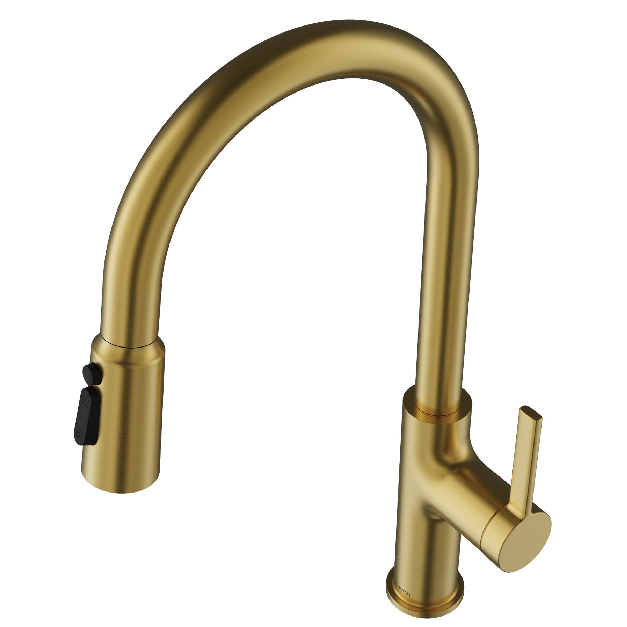 Stalbridge Single Handle Pull-Down Sprayer Kitchen Faucet In Spot-Free Brushed Gold