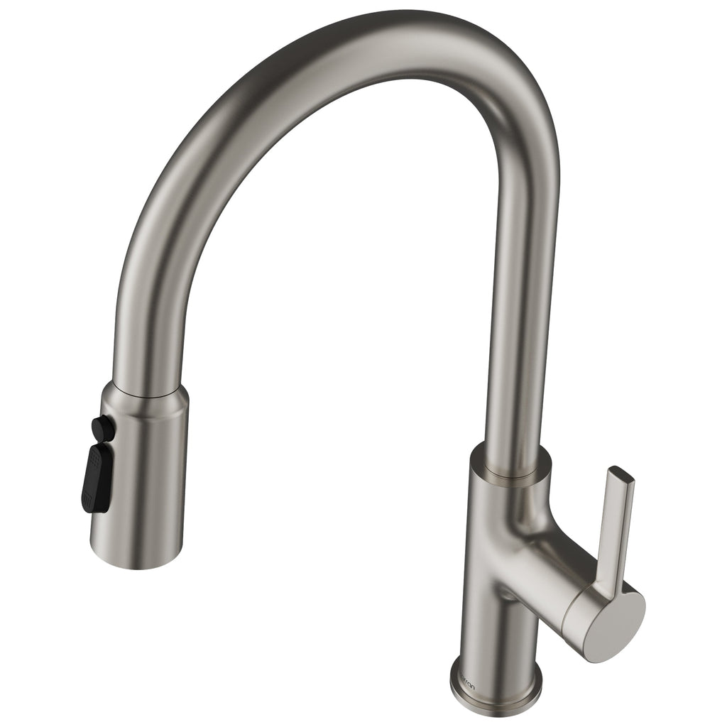 Stalbridge Single Handle Pull-Down Sprayer Kitchen Faucet In Spot-Free Stainless Steel