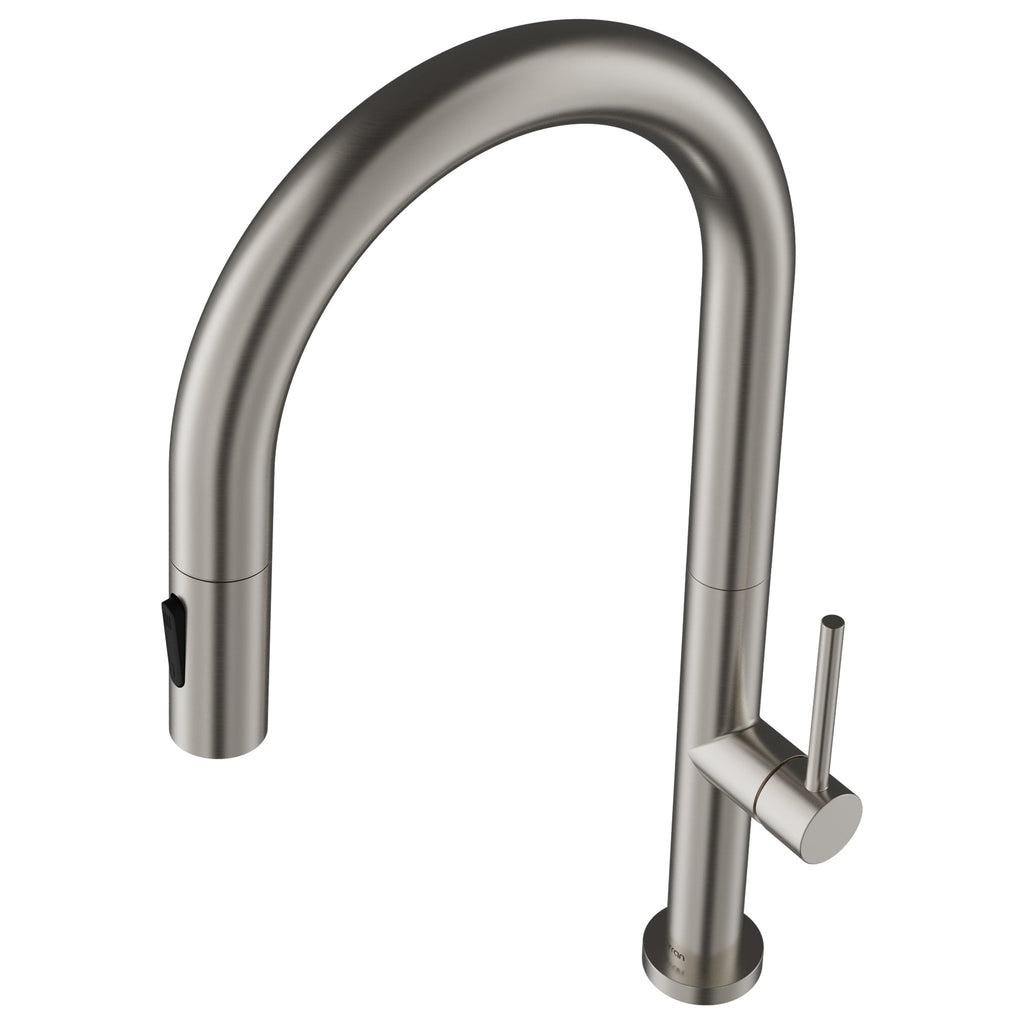 Brynford Single Handle Pull-Down Sprayer Kitchen Faucet In Spot-Free Stainless Steel