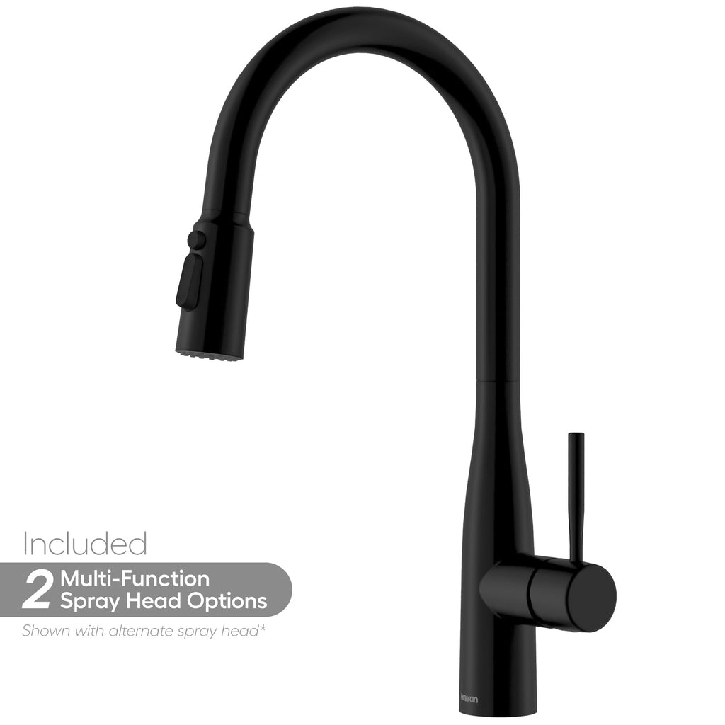 Faraday Pull-Down Sprayer Kitchen Faucet In Matte Black