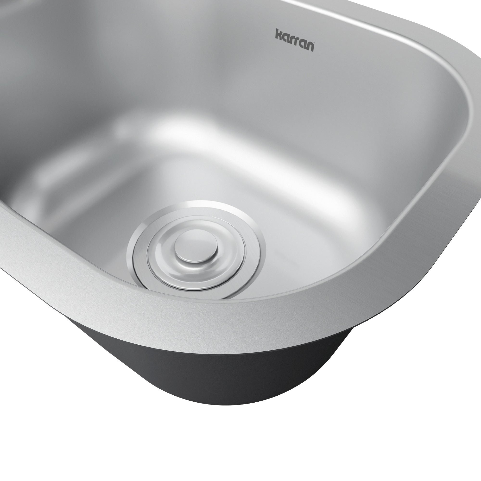 Profile 15" Undermount 18 Gauge Single Bowl Stainless Steel Kitchen Sink with Accessories