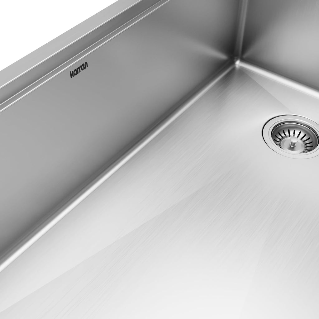 36" Undermount Large Single Bowl Stainless Steel Workstation Kitchen Sink