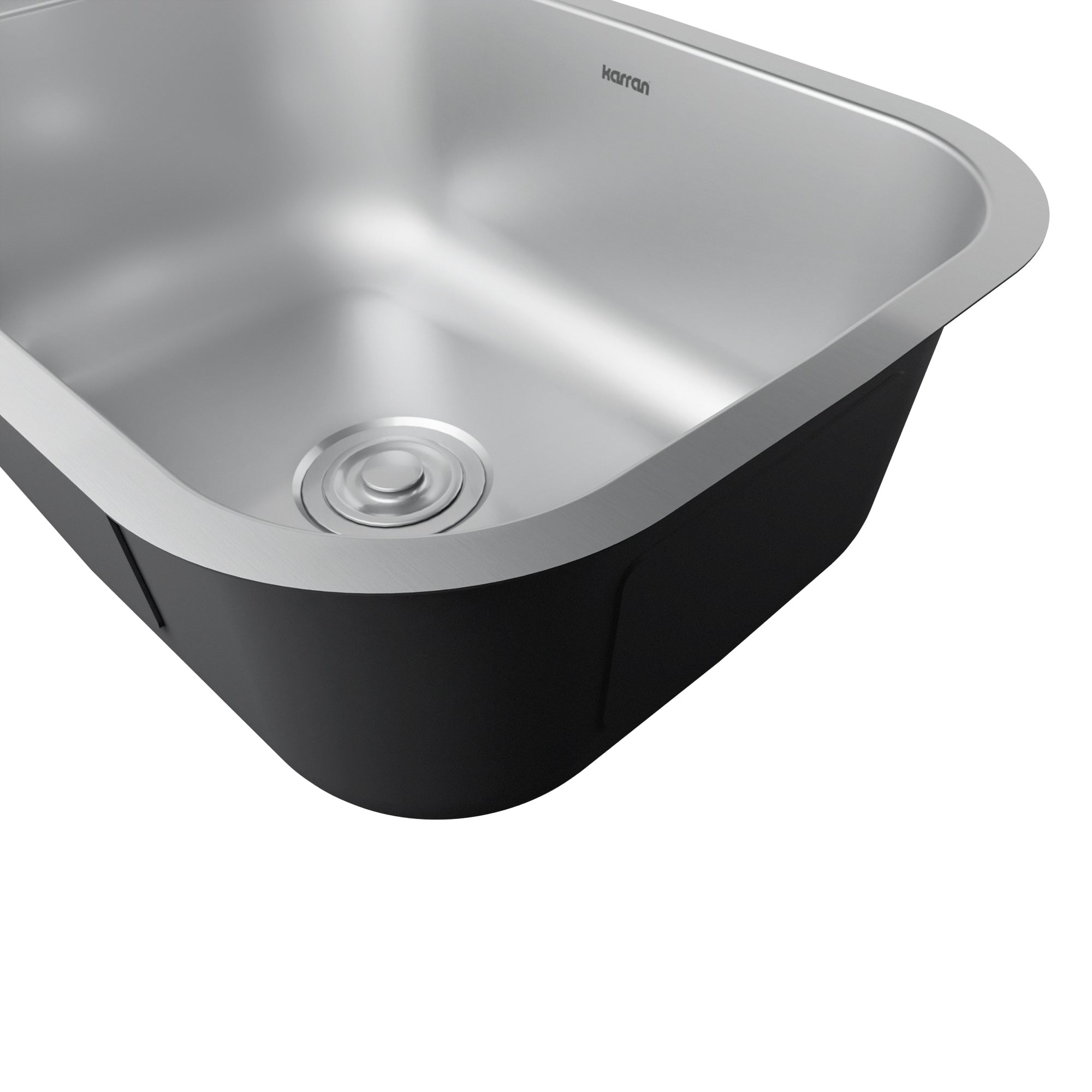 Profile 23" Undermount 18 Gauge Single Bowl Stainless Steel Kitchen Sink with Accessories