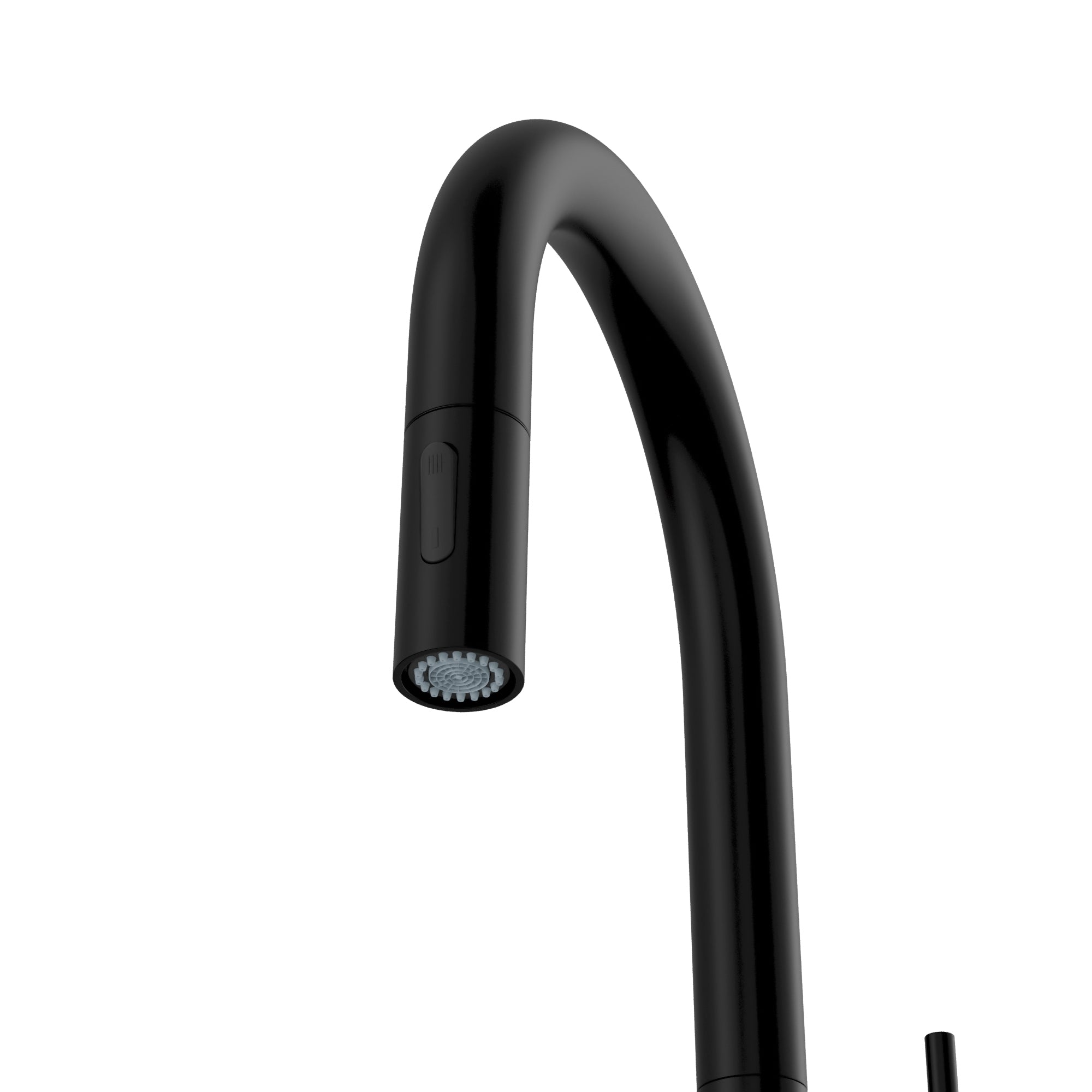 Brynford Single Handle Pull-Down Sprayer Kitchen Faucet In Matte Black