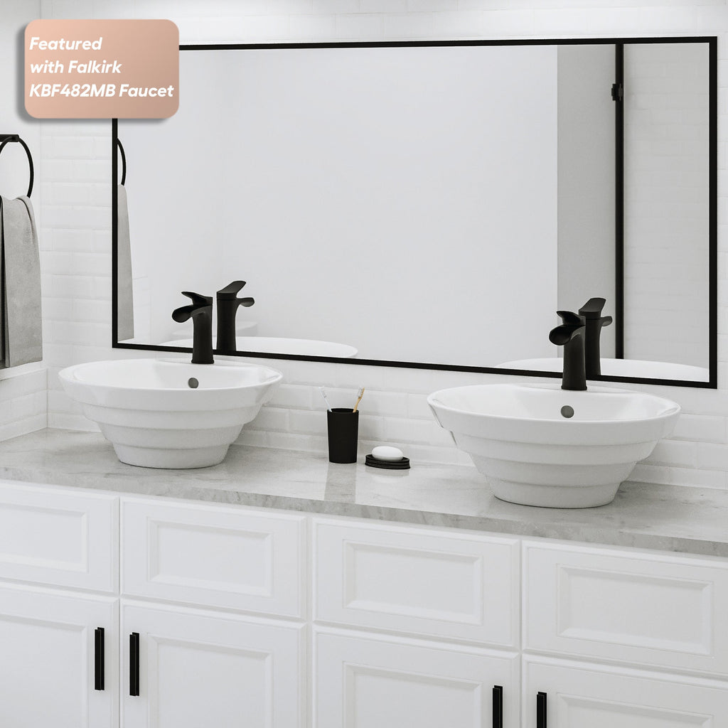 18" Vessel Vitreous China Bathroom Sink In White