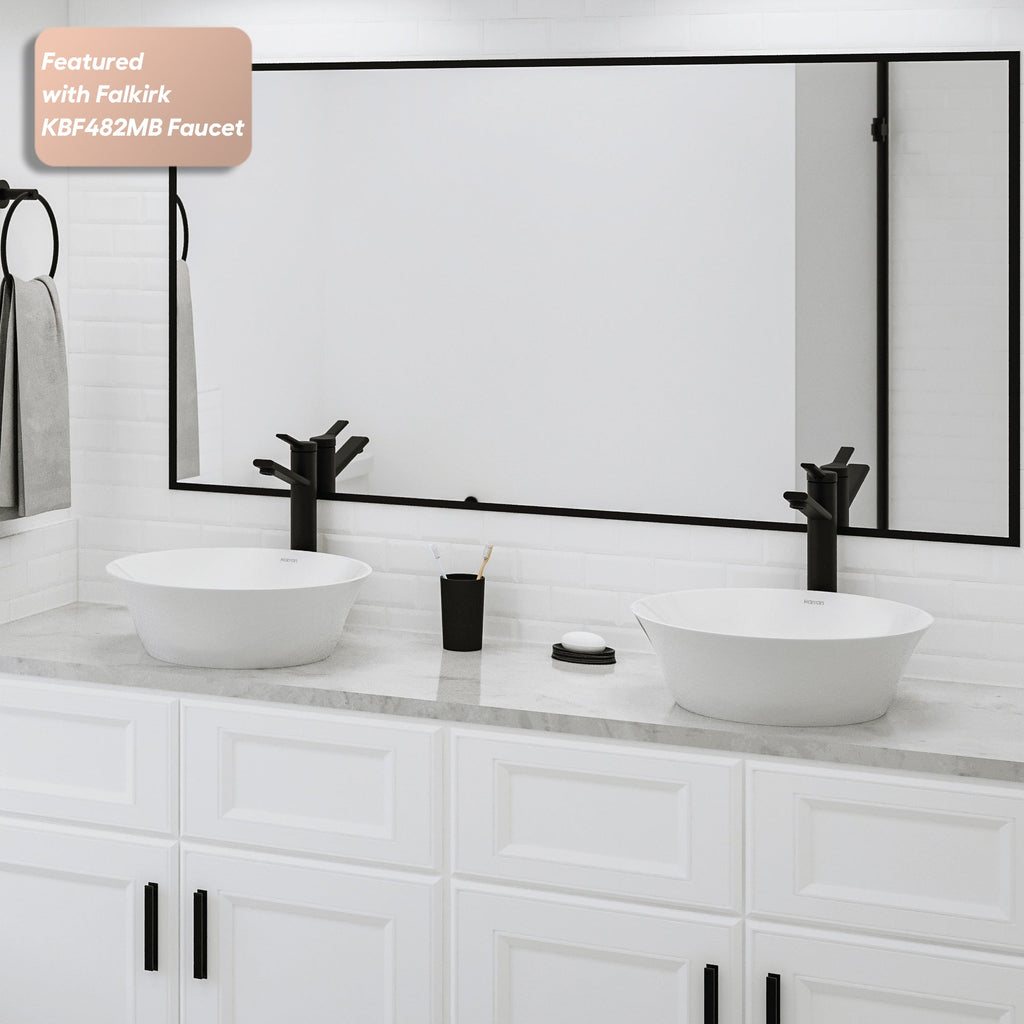 16" Vessel Vitreous China Bathroom Sink In White