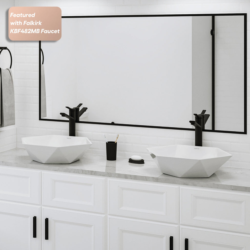 18" Vessel Vitreous China Bathroom Sink In White