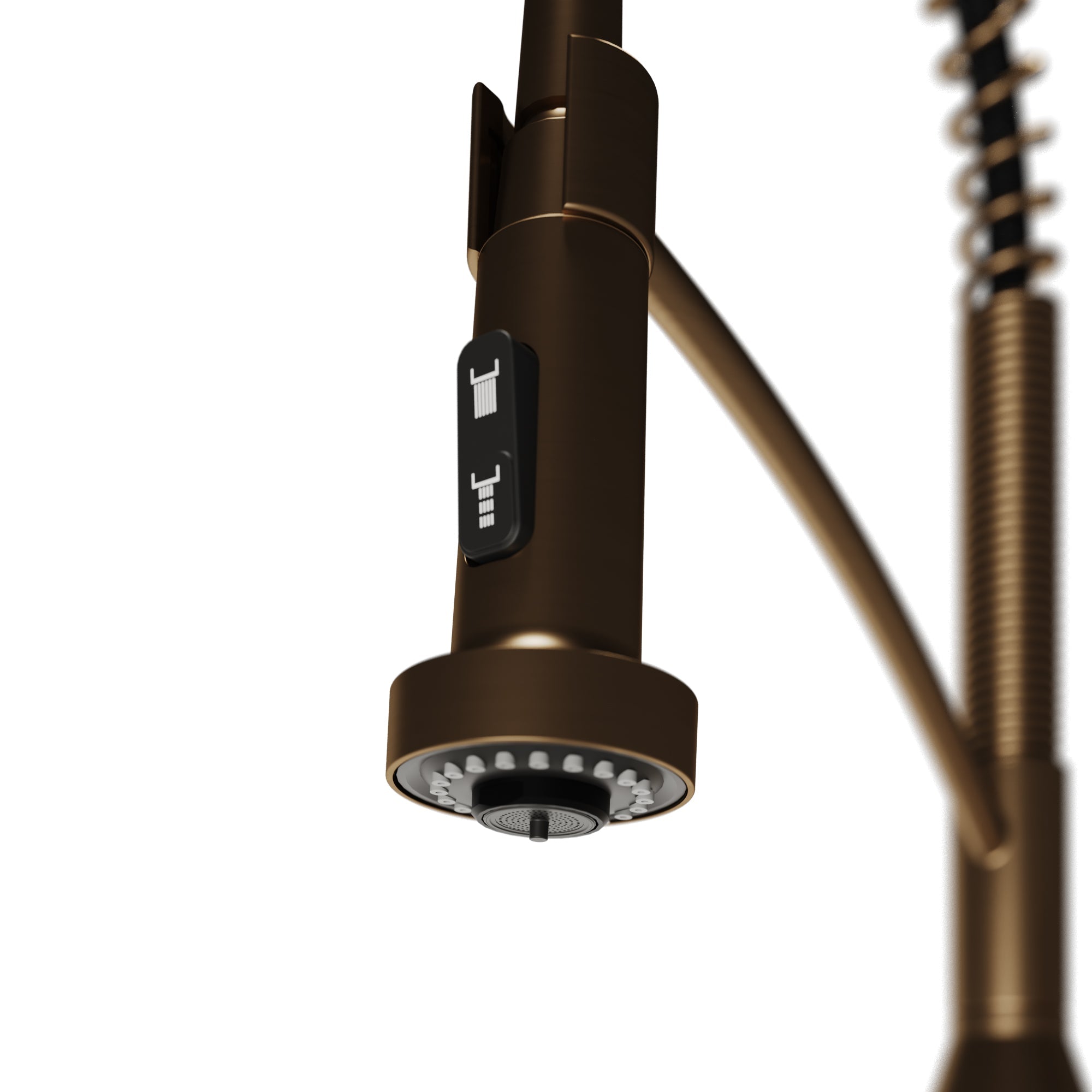 Scottsdale Single Hole Single Handle Pull-Down Sprayer Kitchen Faucet In Brushed Copper
