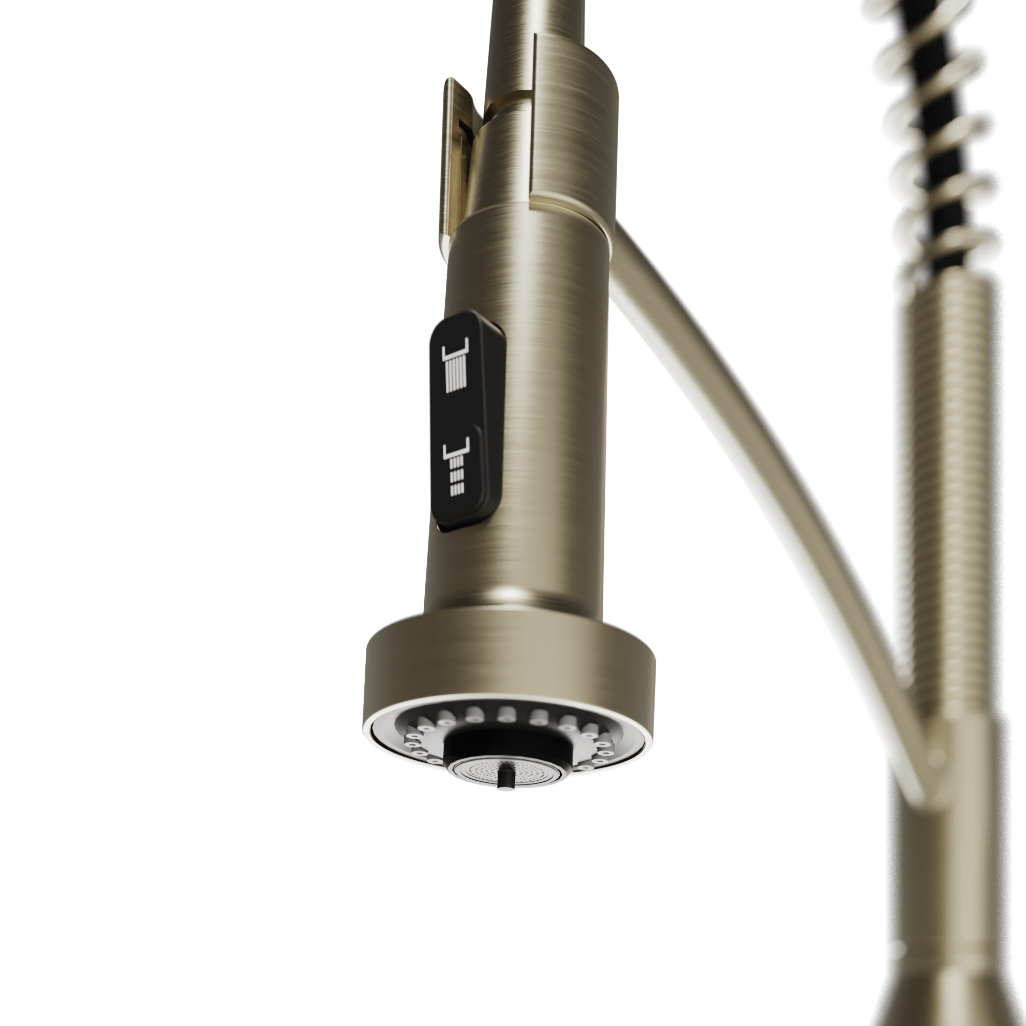 Scottsdale Single Handle Pull-Down Sprayer Touchless Kitchen Faucet In Spot-Free Champagne Bronze