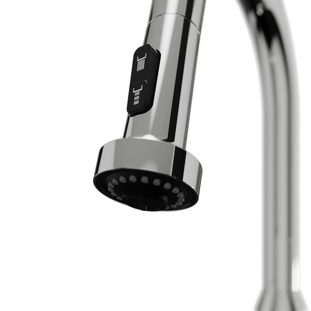 Scottsdale Single Handle Pull-Down Sprayer Kitchen Faucet In Chrome