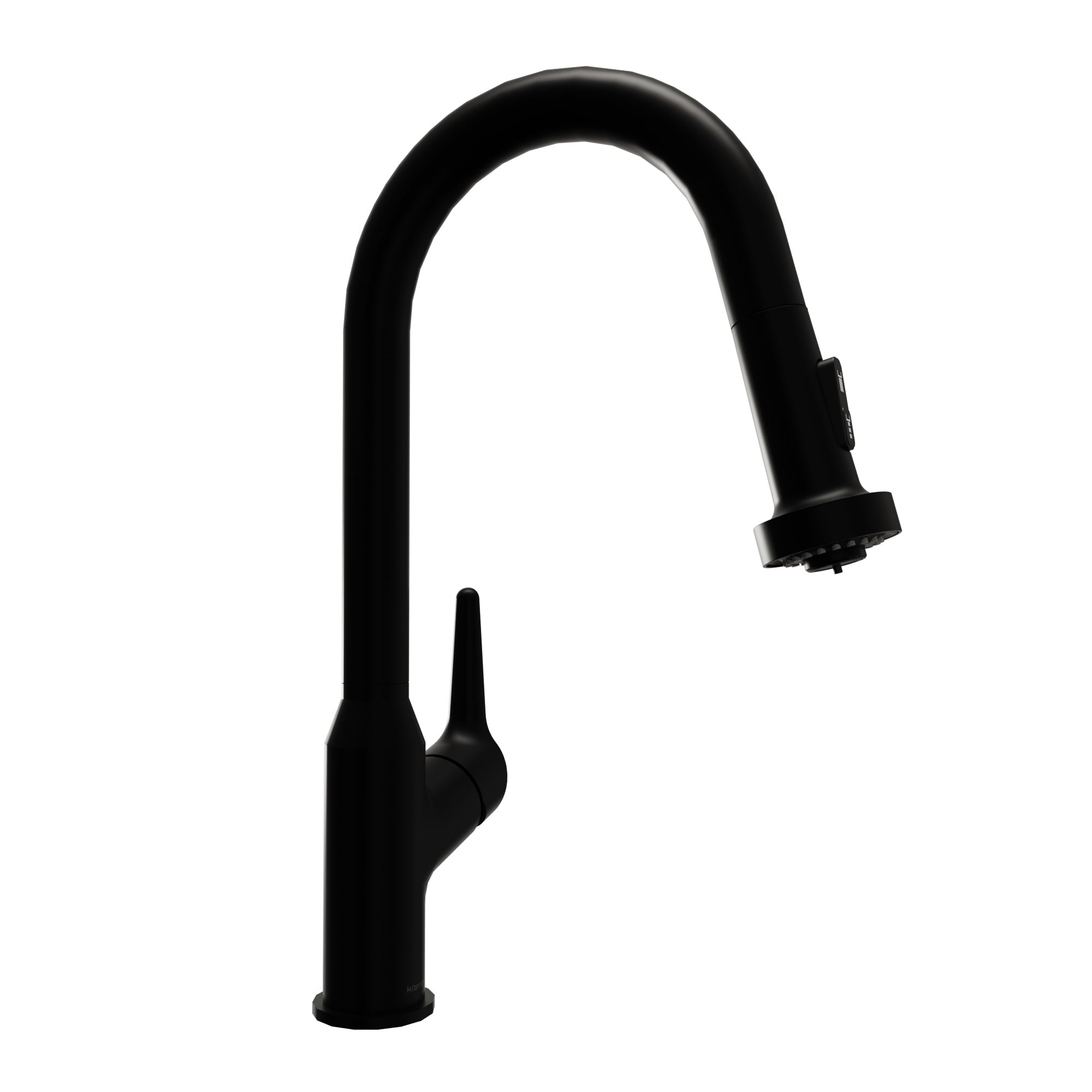 Scottsdale Single Hole Single Handle Pull-Down Sprayer Kitchen Faucet In Matte Black