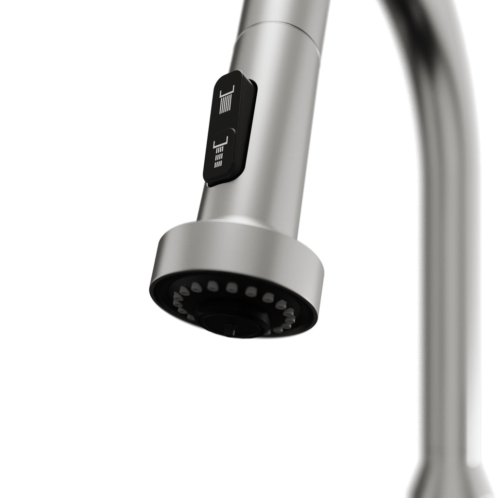 Scottsdale Single Handle Pull-Down Sprayer Kitchen Faucet In Spot-Free Stainless Steel