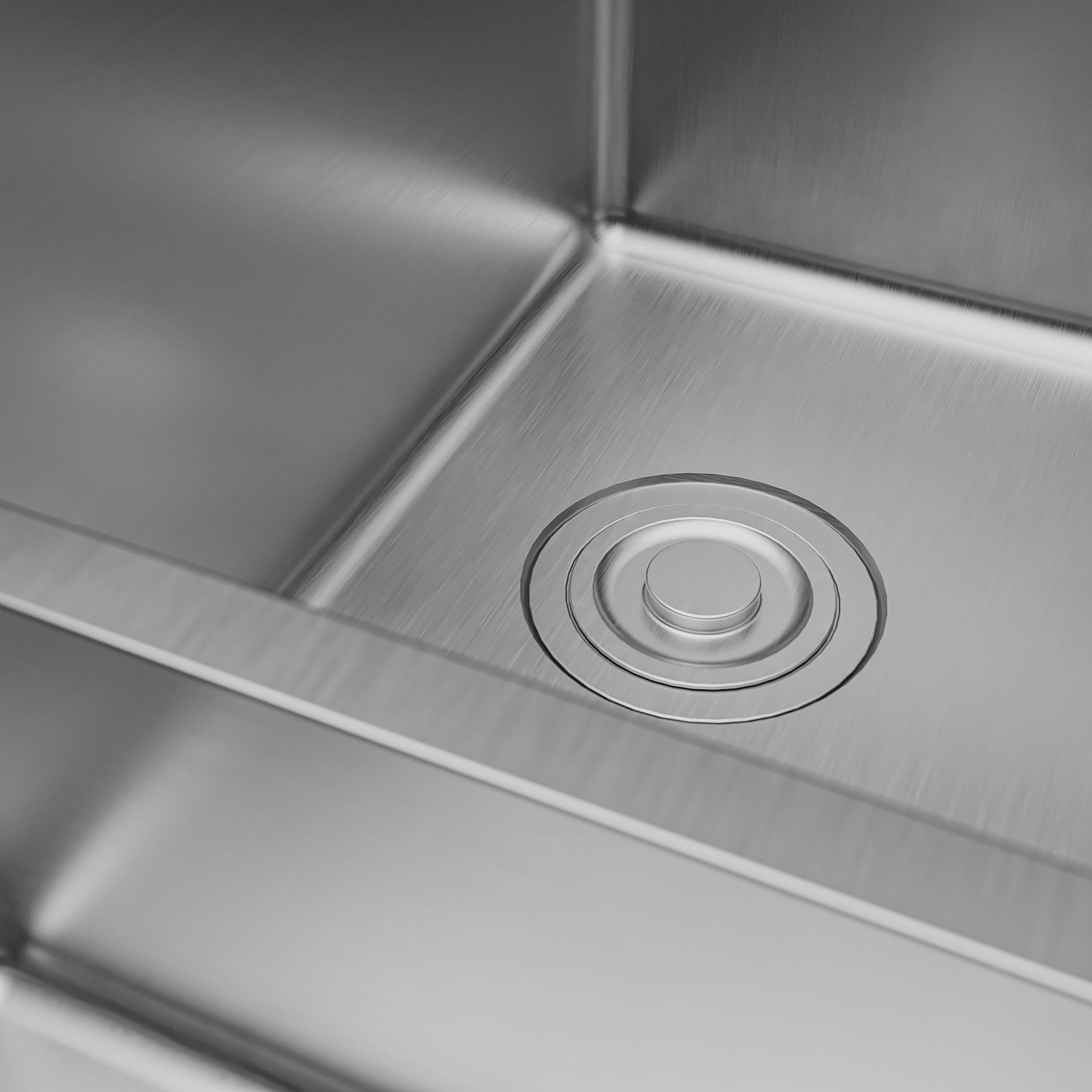 Fusion 33" Undermount 16 Gauge Double Bowl Stainless Steel Sink with Accessories