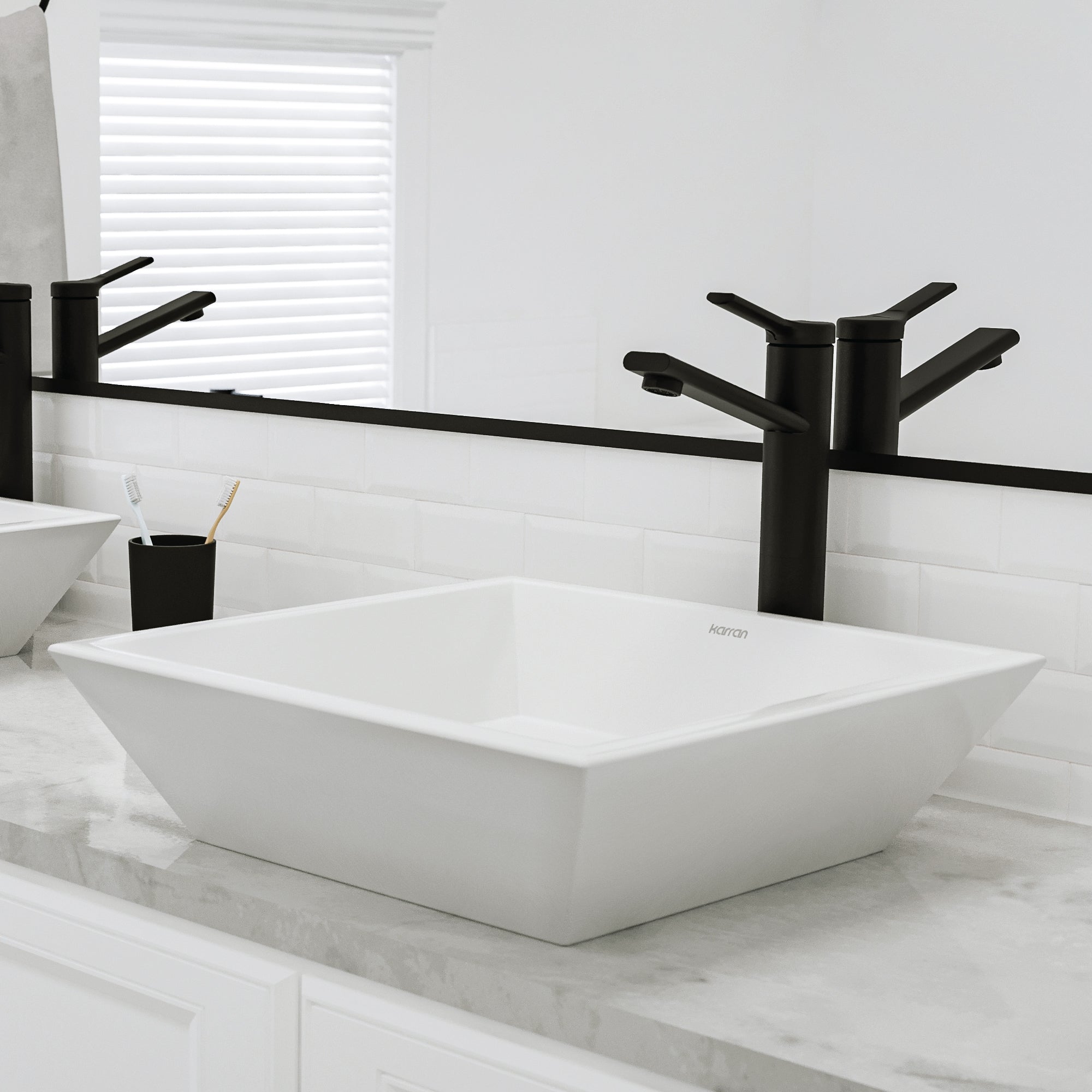 16" Vessel Vitreous China Bathroom Sink In White