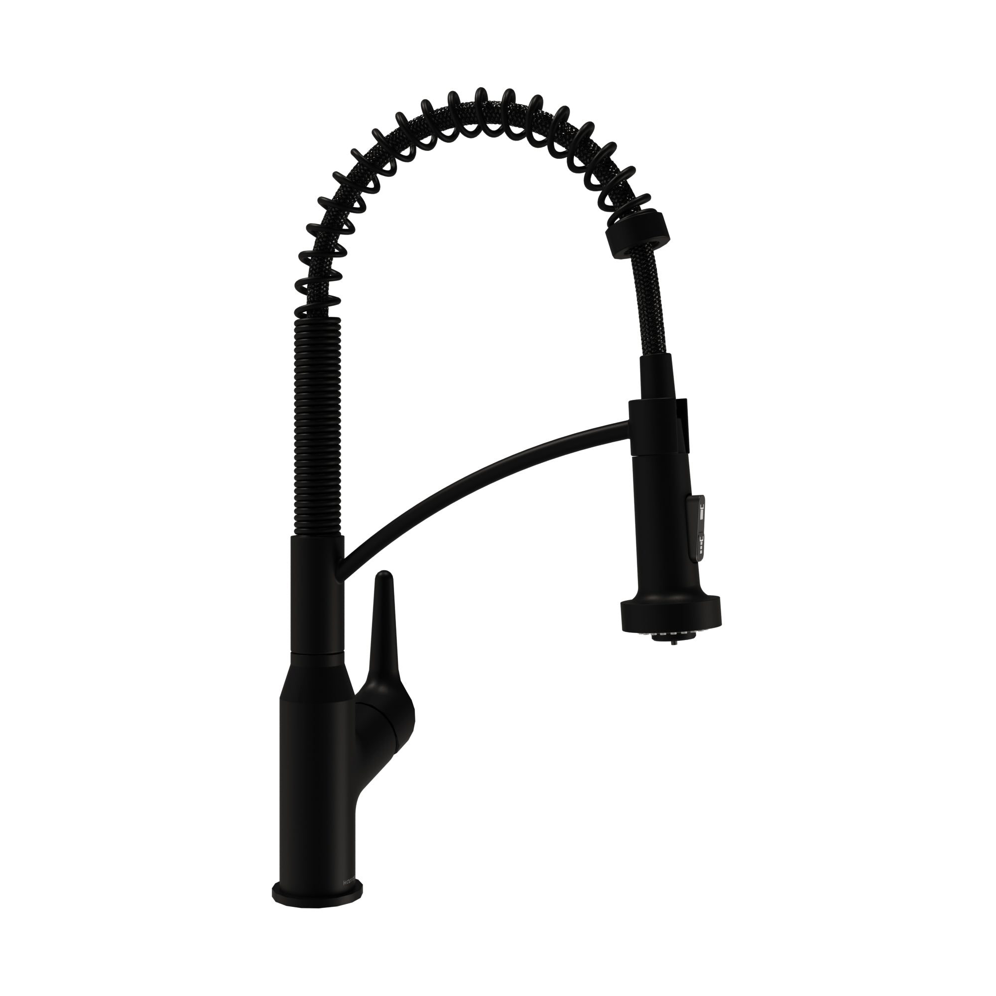 Scottsdale Single Hole Single Handle Pull-Down Sprayer Kitchen Faucet In Matte Black