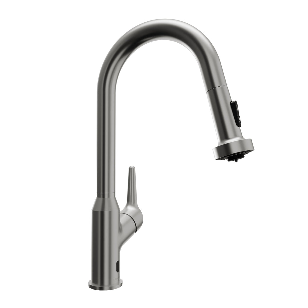 Scottsdale Single Handle Pull-Down Sprayer Kitchen Faucet In Spot-Free Stainless Steel