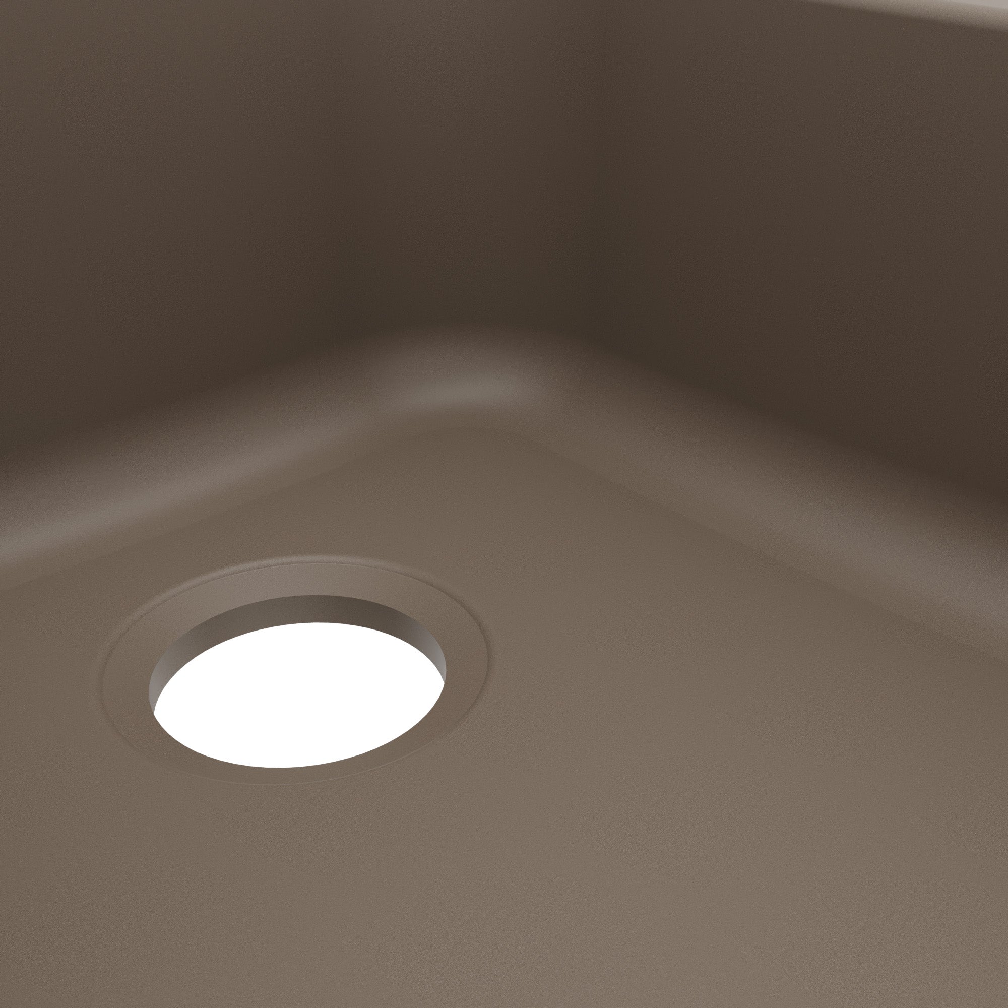 32-3/8" Seamless Undermount Double Offset Bowl Quartz Composite Kitchen Sink In Concrete