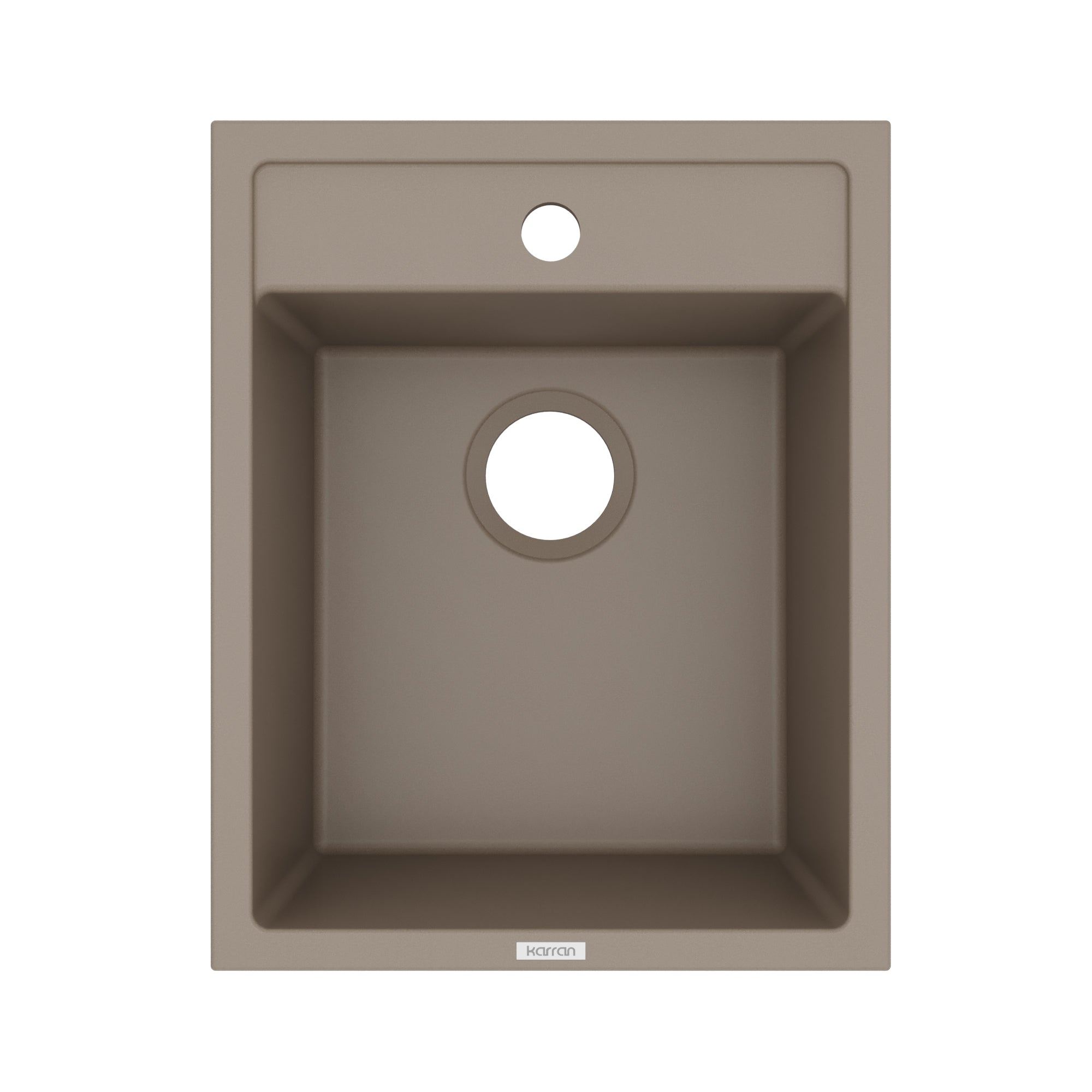 15-3/4" Top Mount Quartz Composite Bar/Prep Sink In Concrete