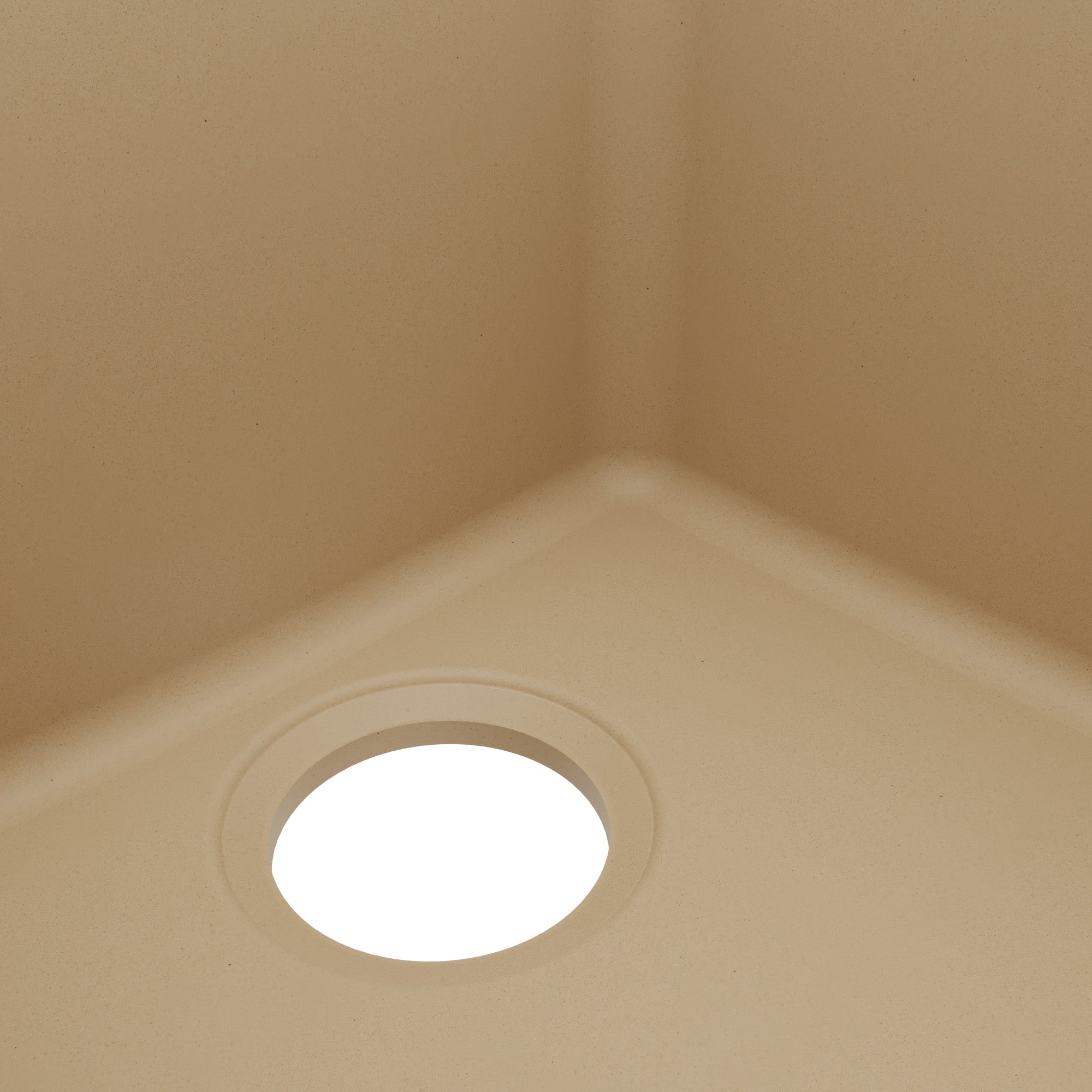 16-5/8" Undermount Quartz Composite Bar/Prep Sink In Bisque