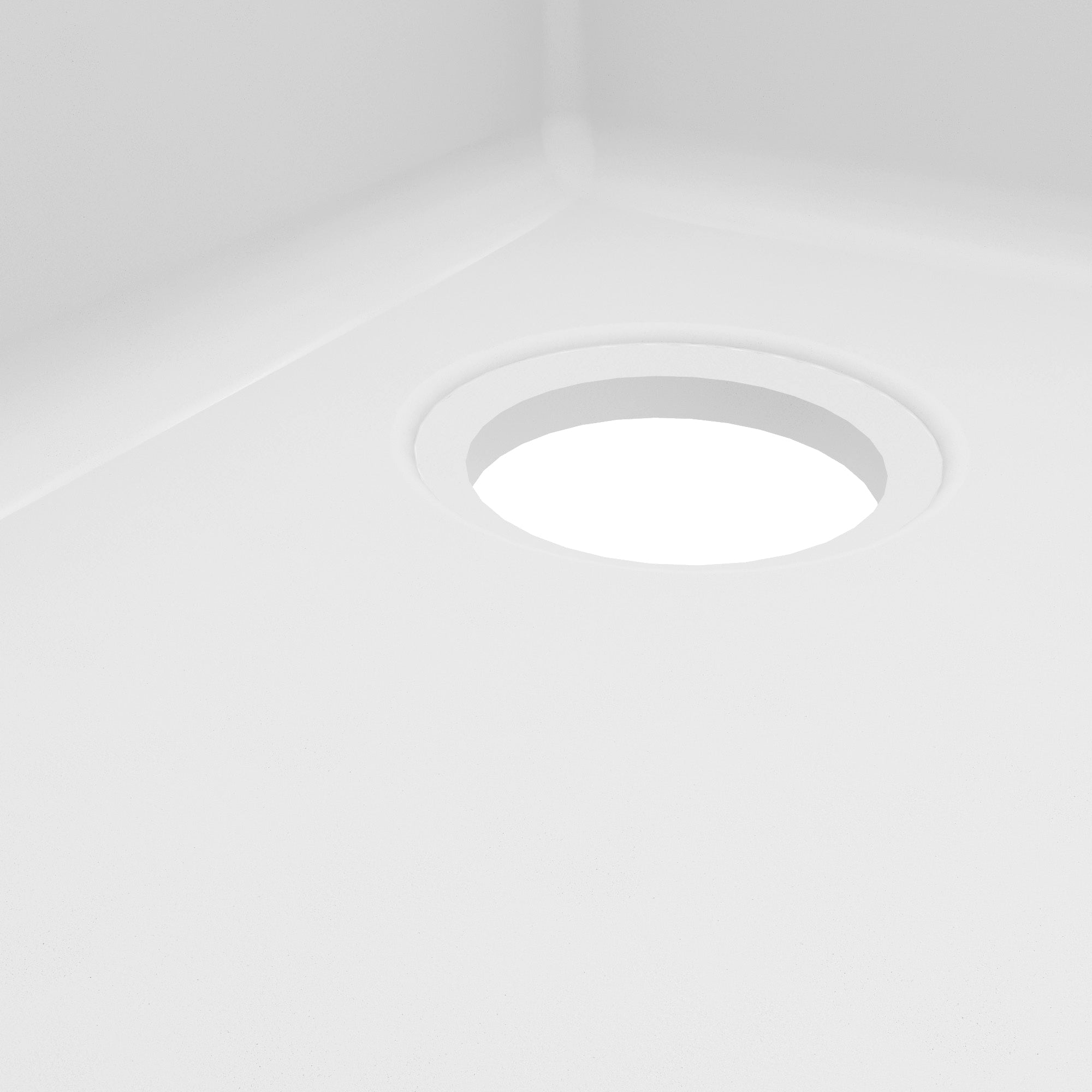 32-1/2" Undermount Double Offset Bowl Quartz Composite Kitchen Sink In White