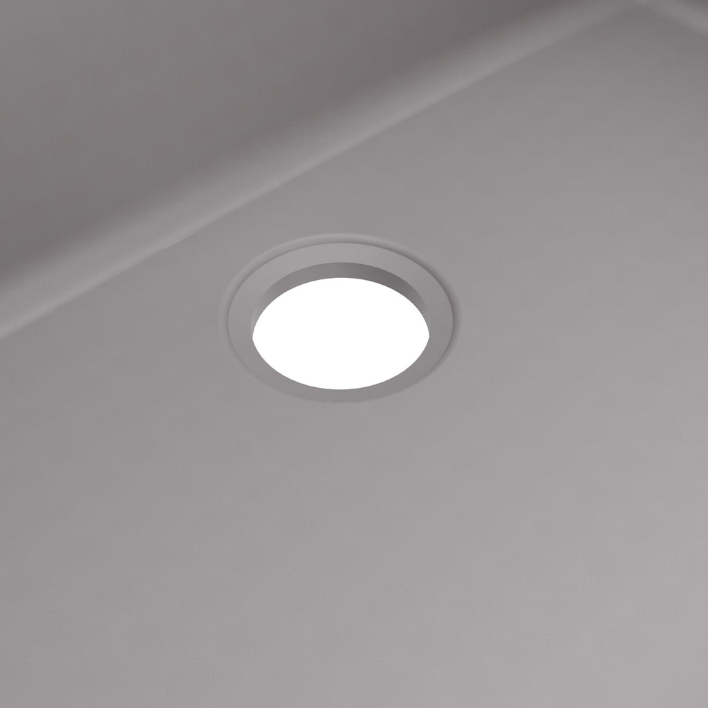 32-1/2" Undermount Large Single Bowl Quartz Composite Kitchen Sink In Grey